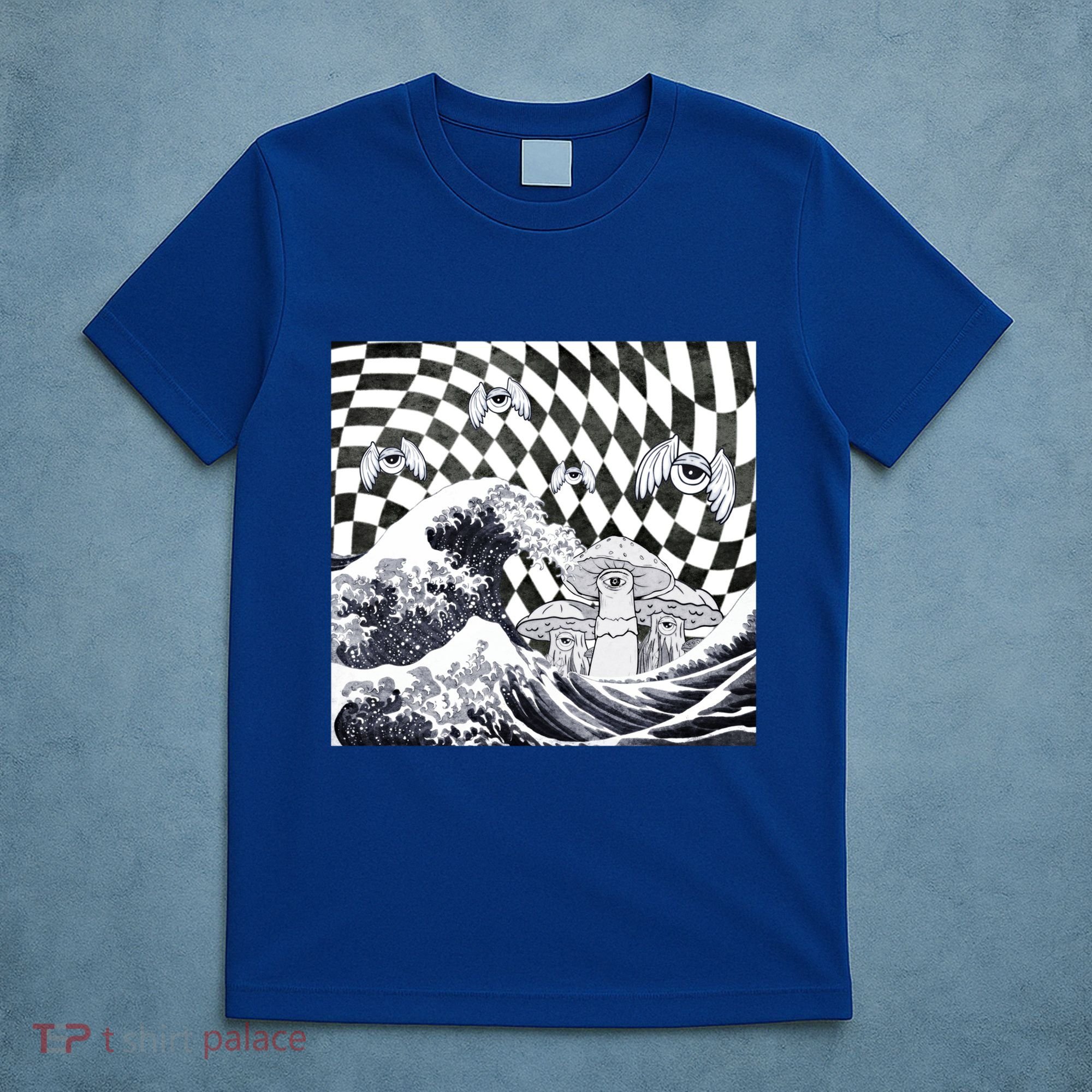 Weirdcore Aesthetic Japanese The Great Wave Off Kanagawa Gift T-Shirt