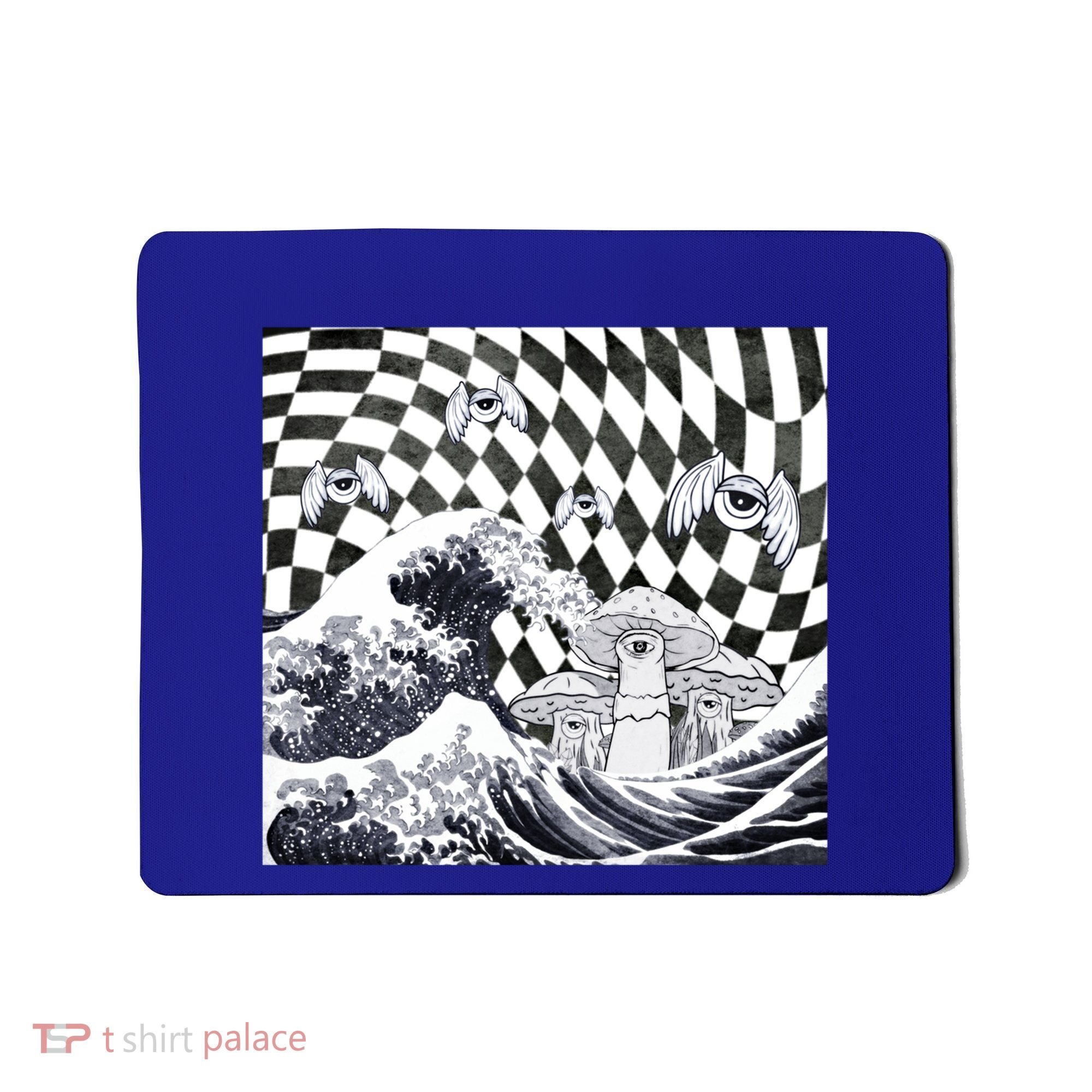 Weirdcore Aesthetic Japanese The Great Wave Off Kanagawa Gift Mousepad