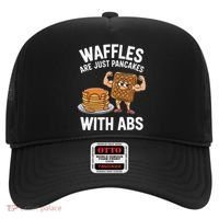 Waffles Are Just Pancakes With Abs Funny Breakfast Hat thumb 0