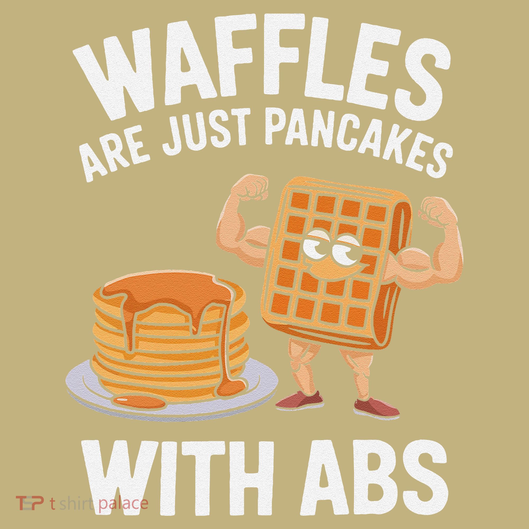 Waffles Are Just Pancakes With Abs Funny Breakfast Mousepad