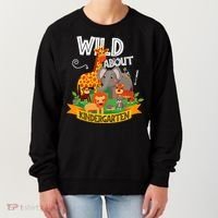 Wild About Kindergarten Funny Preschool Zoo Gift Women's Sweatshirt thumb 0