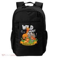 Wild About Kindergarten Funny Preschool Zoo Gift Backpack thumb 0