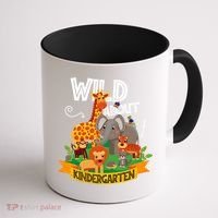 Wild About Kindergarten Funny Preschool Zoo Gift Coffee Mug thumb 1