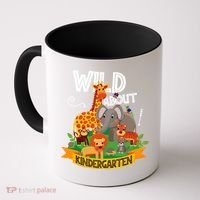 Wild About Kindergarten Funny Preschool Zoo Gift Coffee Mug thumb 0