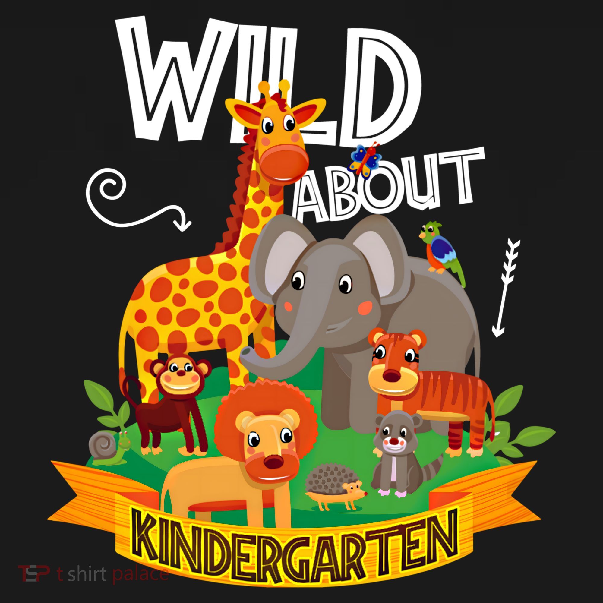 Wild About Kindergarten Funny Preschool Zoo Gift Women's Hoodie