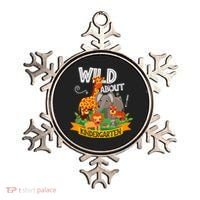 Wild About Kindergarten Funny Preschool Zoo Gift Ornament thumb 0