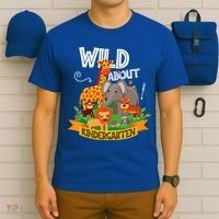 Wild About Kindergarten Funny Preschool Zoo Gift T-Shirt thumb 6
