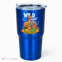 Wild About Kindergarten Funny Preschool Zoo Gift Tumbler thumb 0