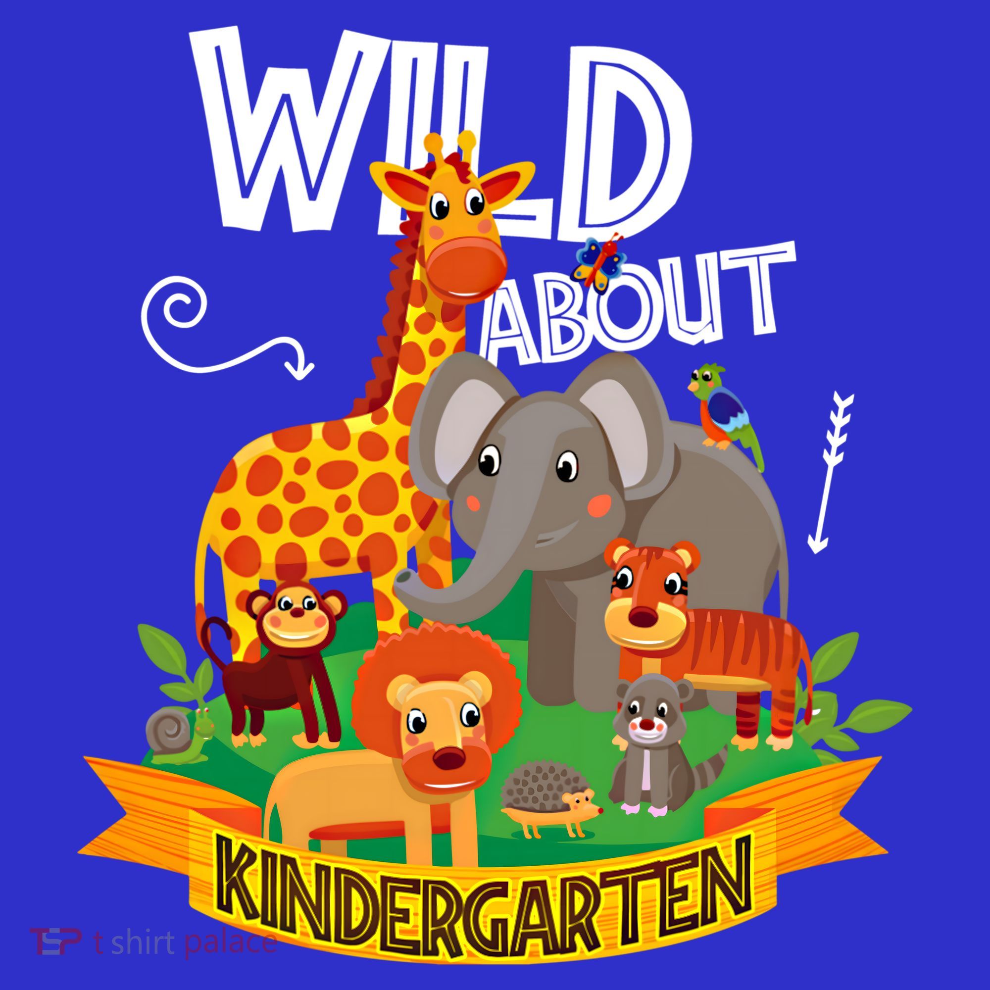 Wild About Kindergarten Funny Preschool Zoo Gift Tank Top