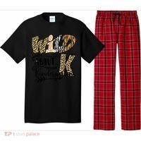 Wild About Kindergarten Leopard Print School Teacher Gift Pajama Set thumb 0
