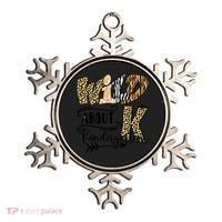 Wild About Kindergarten Leopard Print School Teacher Gift Ornament thumb 0
