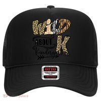 Wild About Kindergarten Leopard Print School Teacher Gift Hat thumb 0