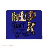 Wild About Kindergarten Leopard Print School Teacher Gift Mousepad thumb 0