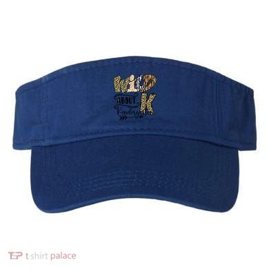 Wild About Kindergarten Leopard Print School Teacher Gift Visor