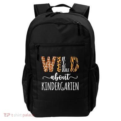 Wild About Kindergarten Teacher Leopard Print Gift Backpack