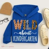 Wild About Kindergarten Teacher Leopard Print Gift Hoodie thumb 4