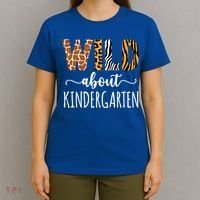 Wild About Kindergarten Teacher Leopard Print Gift T-Shirt thumb 4