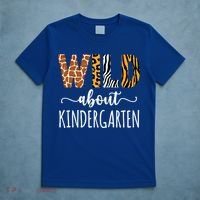 Wild About Kindergarten Teacher Leopard Print Gift T-Shirt thumb 5