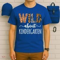 Wild About Kindergarten Teacher Leopard Print Gift T-Shirt thumb 6