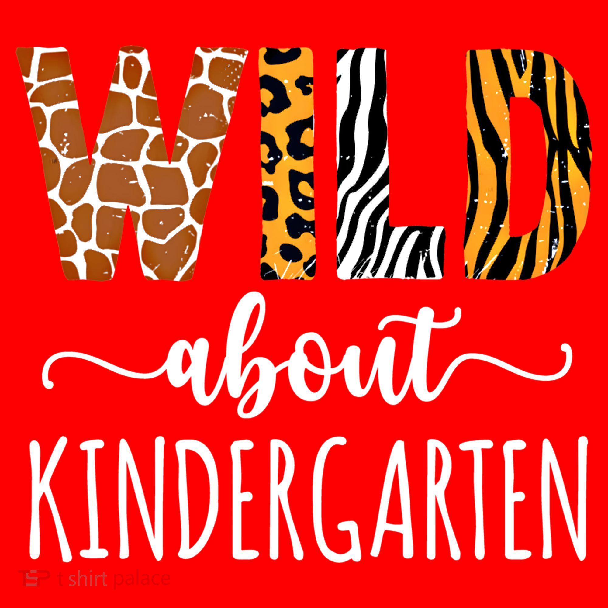 Wild About Kindergarten Teacher Leopard Print Gift Santa Hat