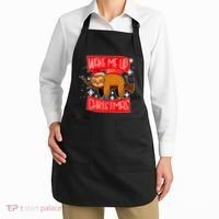 Wake Me Up When It's Christmas Funny Sloth Apron thumb 2
