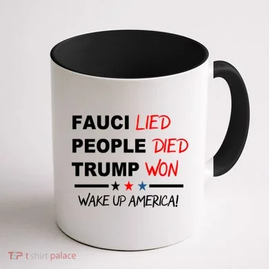 Wake Up America Coffee Mug back