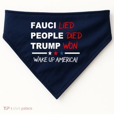 Wake Up America USA-Made Doggie Bandana