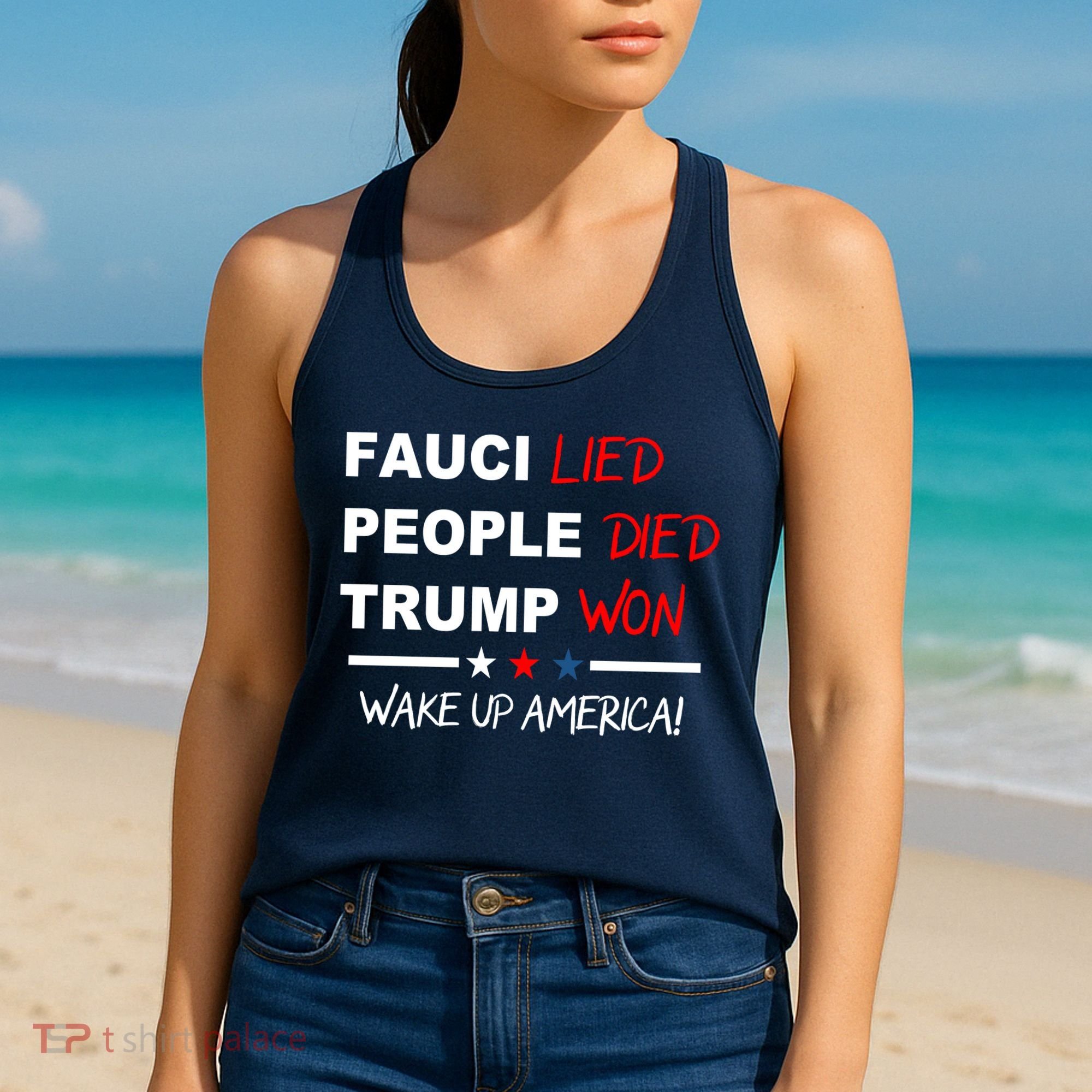 Wake Up America Women's Tank Top