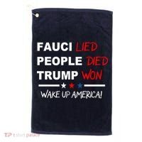 Wake Up America Golf Towel thumb 0