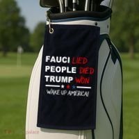 Wake Up America Golf Towel thumb 2