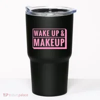 Wake Up And Makeup Tumbler thumb 0