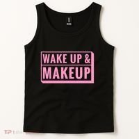 Wake Up And Makeup Tank Top thumb 2