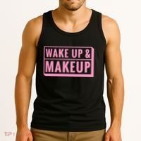 Wake Up And Makeup Tank Top thumb 3