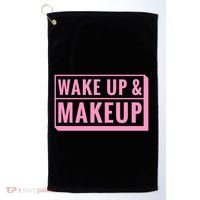 Wake Up And Makeup Golf Towel thumb 0