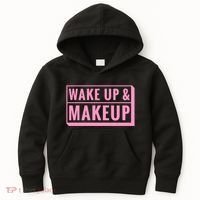 Wake Up And Makeup Kids Hoodie thumb 0