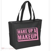 Wake Up And Makeup Tote Bag thumb 2