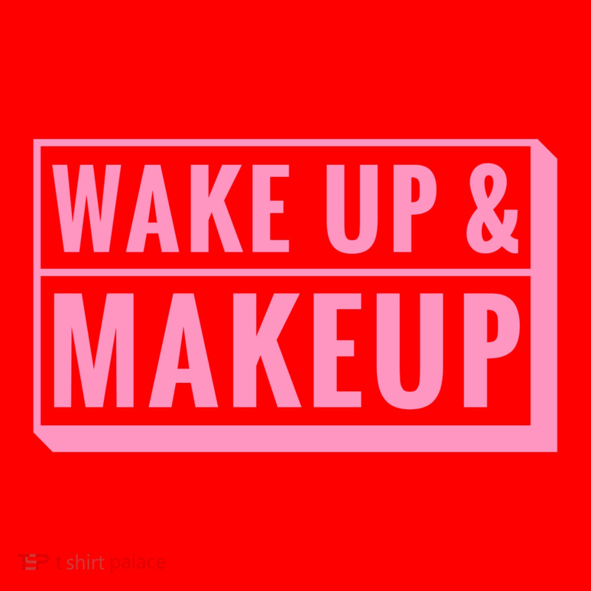 Wake Up And Makeup Santa Hat