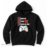 Wake Up Turn Eleven Game All Day 11th Birthday Hoodie thumb 0
