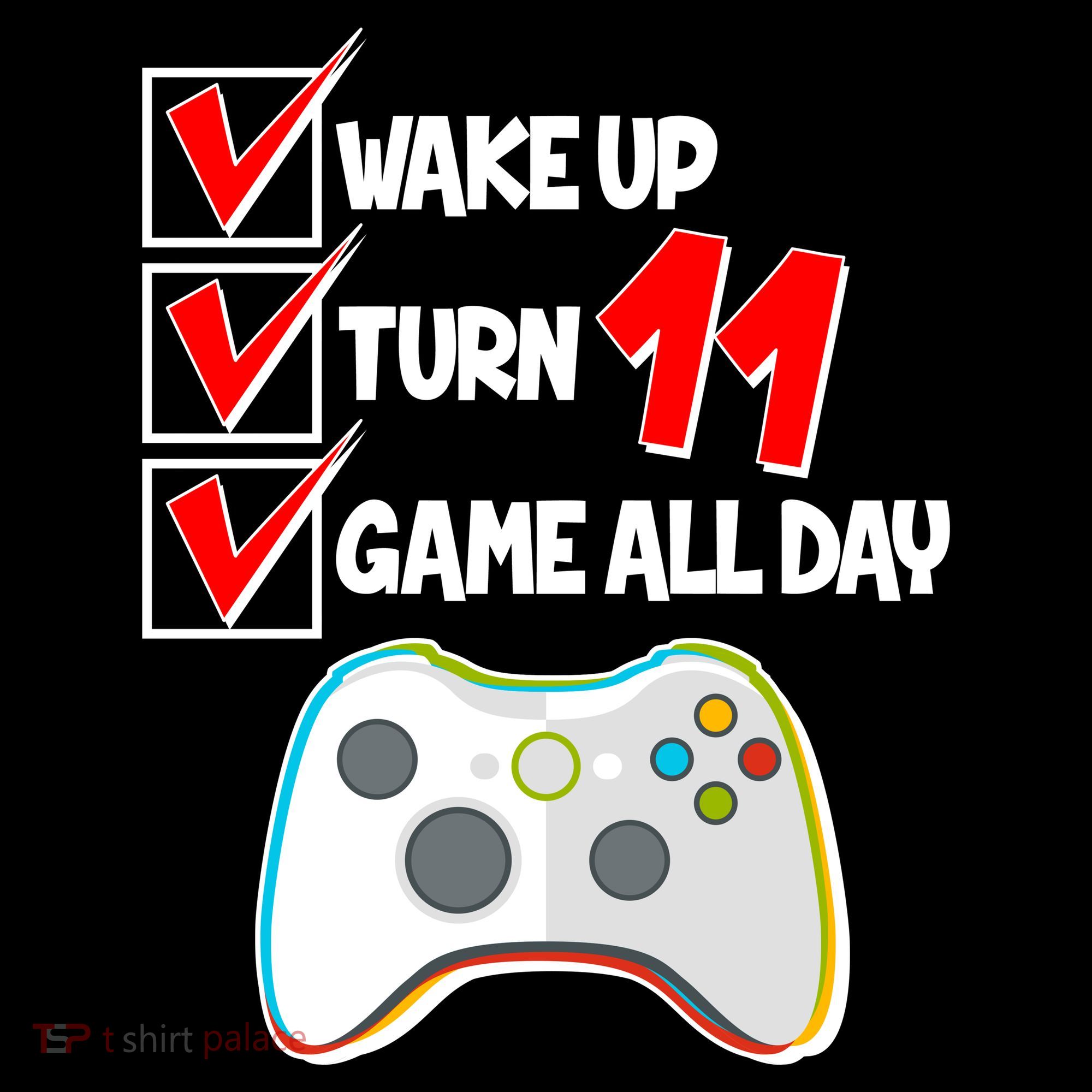 Wake Up Turn Eleven Game All Day 11th Birthday Sweatshirt