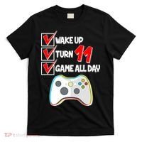 Wake Up Turn Eleven Game All Day 11th Birthday T-Shirt thumb 0