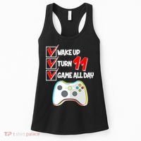 Wake Up Turn Eleven Game All Day 11th Birthday Women's Tank Top thumb 0