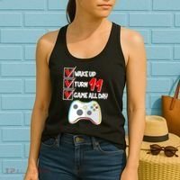 Wake Up Turn Eleven Game All Day 11th Birthday Women's Tank Top thumb 2