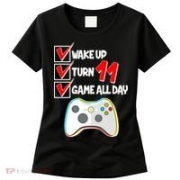 Wake Up Turn Eleven Game All Day 11th Birthday Women's T-Shirt thumb 0