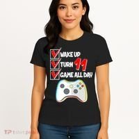 Wake Up Turn Eleven Game All Day 11th Birthday Women's T-Shirt thumb 4