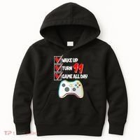 Wake Up Turn Eleven Game All Day 11th Birthday Kids Hoodie thumb 0