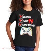 Wake Up Turn Eleven Game All Day 11th Birthday Kids T-Shirt thumb 2