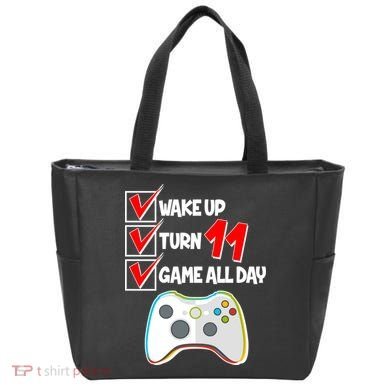 Wake Up Turn Eleven Game All Day 11th Birthday Tote Bag