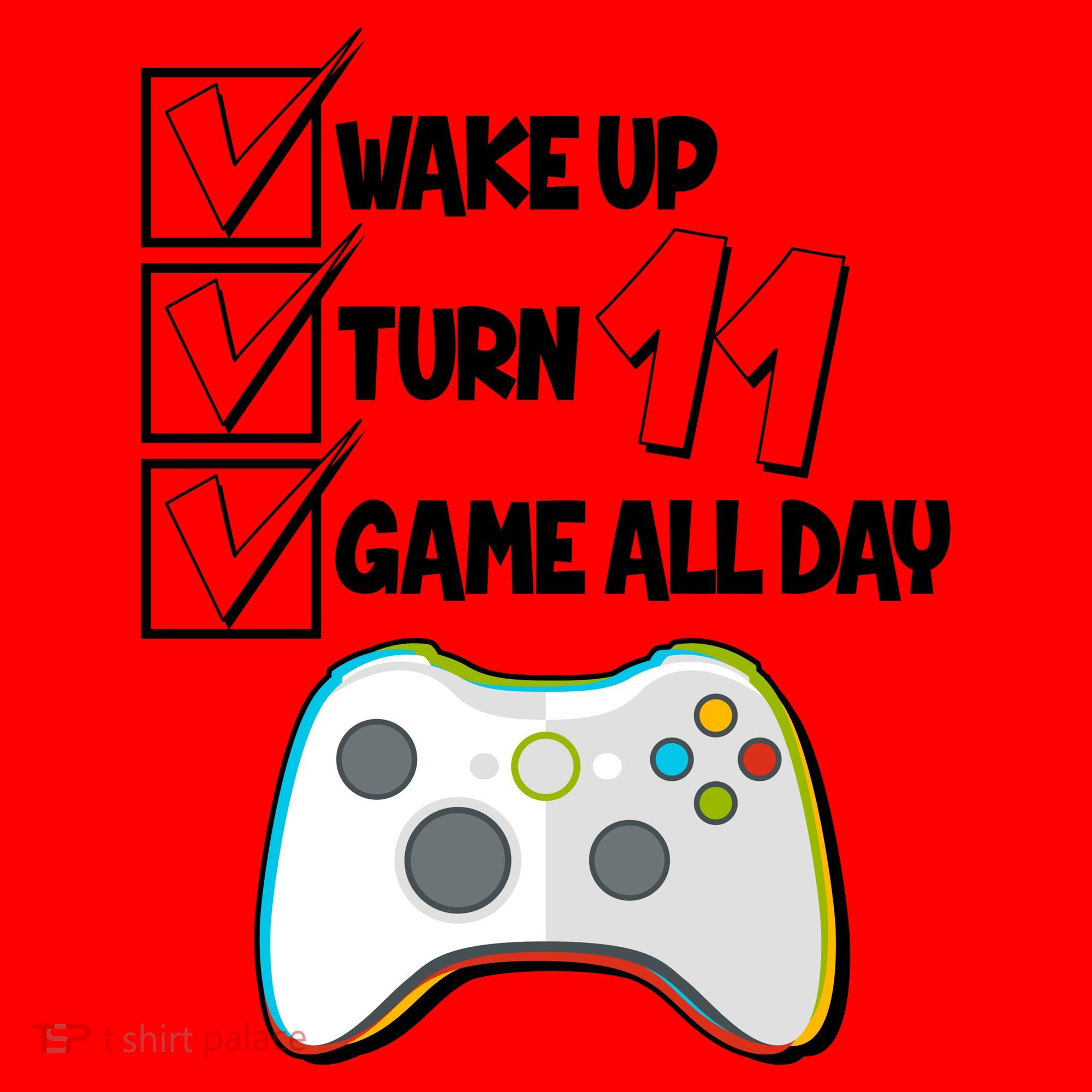 Wake Up Turn Eleven Game All Day 11th Birthday Santa Hat