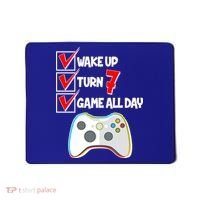 Wake Up Turn Seven Game All Day 7th Birthday Mousepad thumb 0