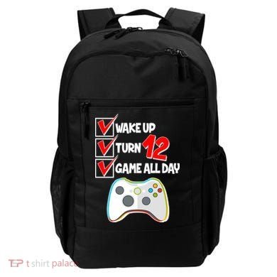 Wake Up Turn Twelve Game All Day 12th Birthday Backpack